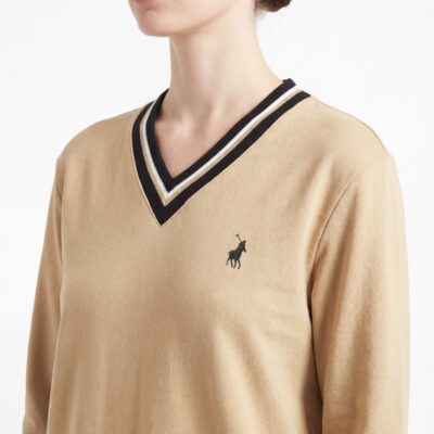 Alternative view of Polo Cory Long Sleeve Dress Camel