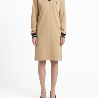 Polo Cory Long Sleeve Dress Camel