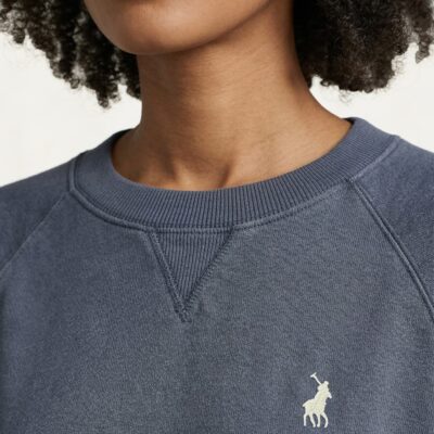 Polo Sophia Long Sleeve Track Top Carbon